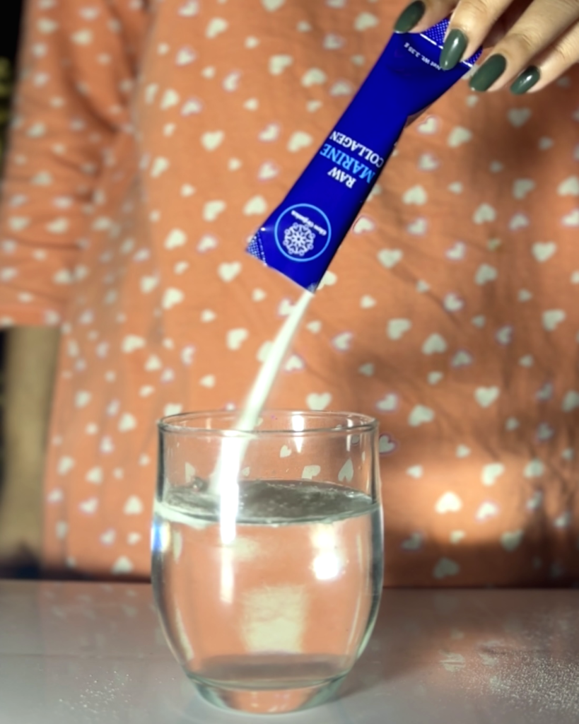 Collagen pouring